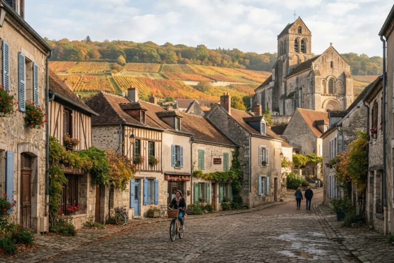 Village de Charly-sur-Marne avec ses vignes et son patrimoine architectural en Champagne